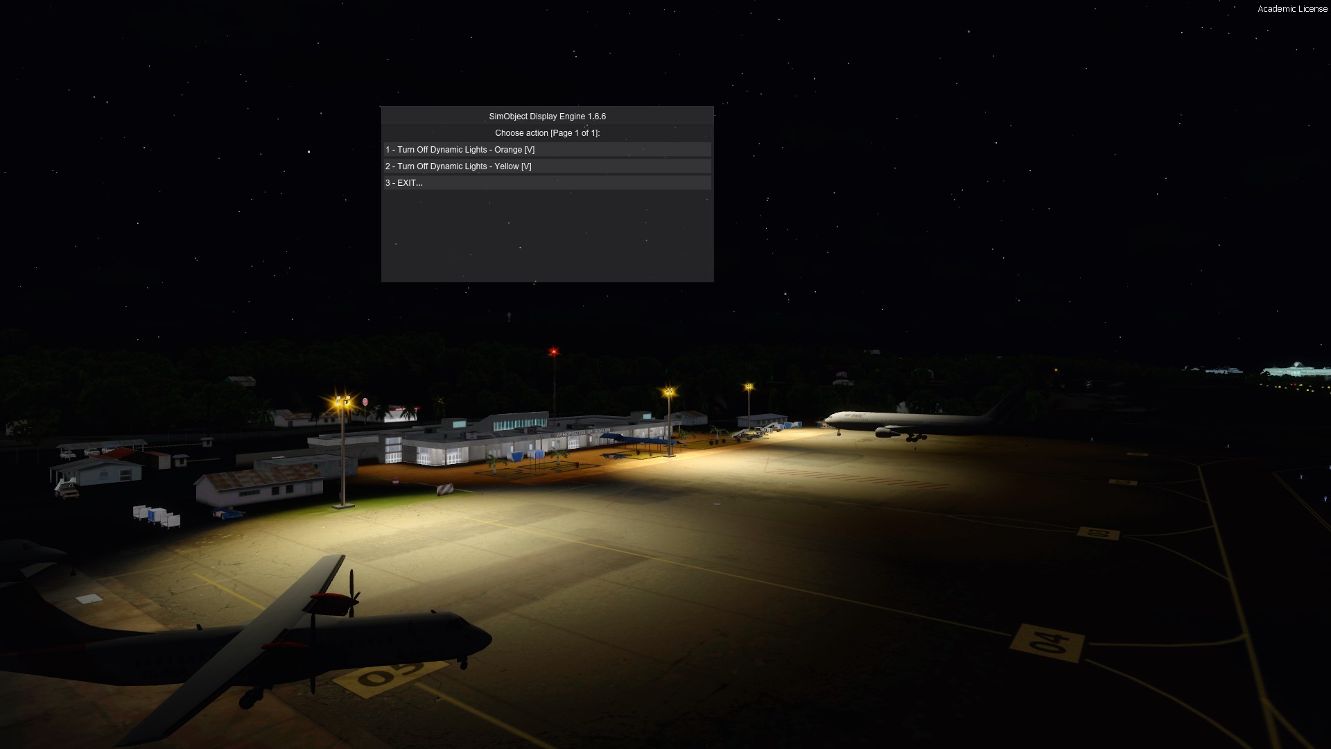Dynamic Lights for MHRO P3D Living Airports