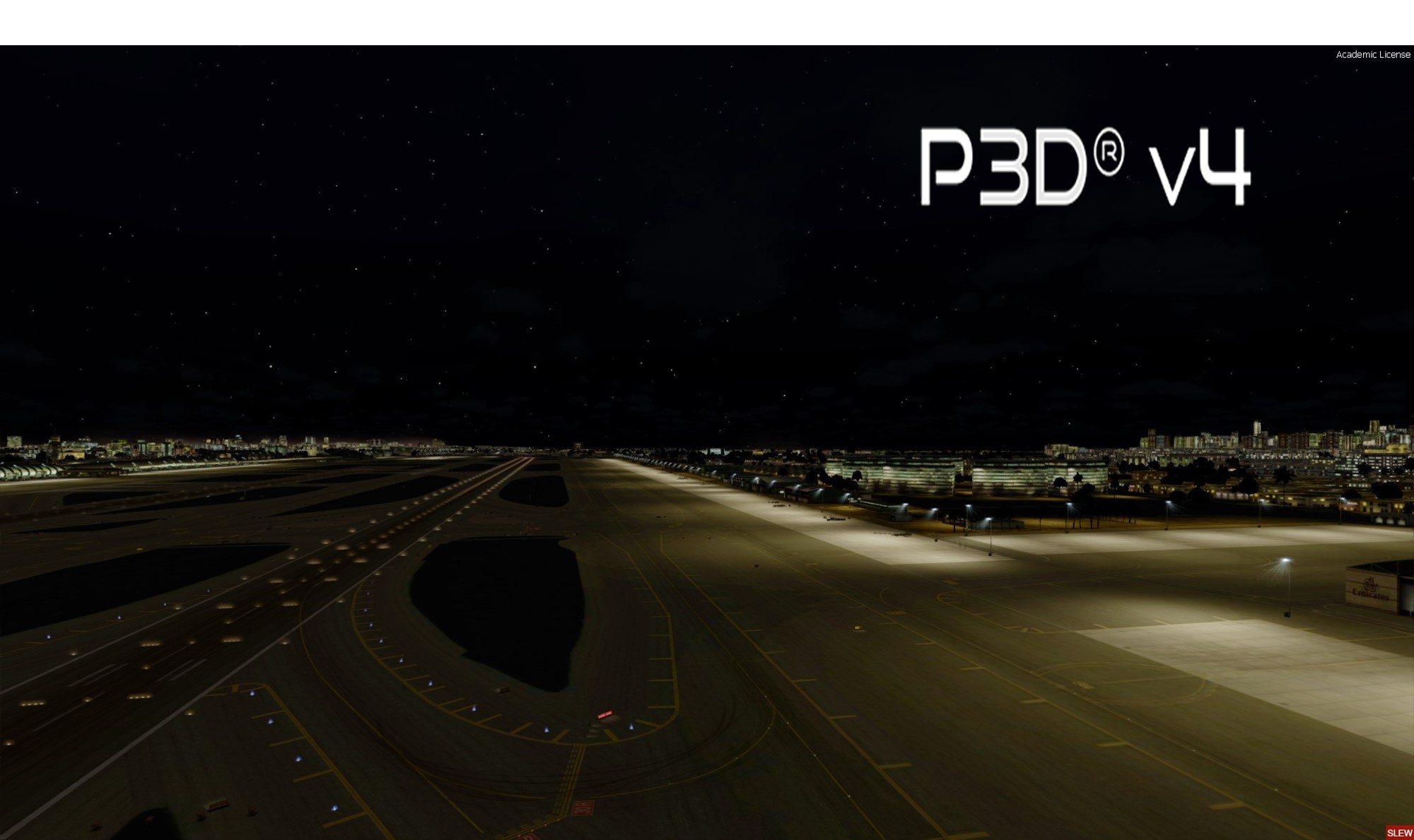 Dynamic Lights for OMDB P3D Living Airports